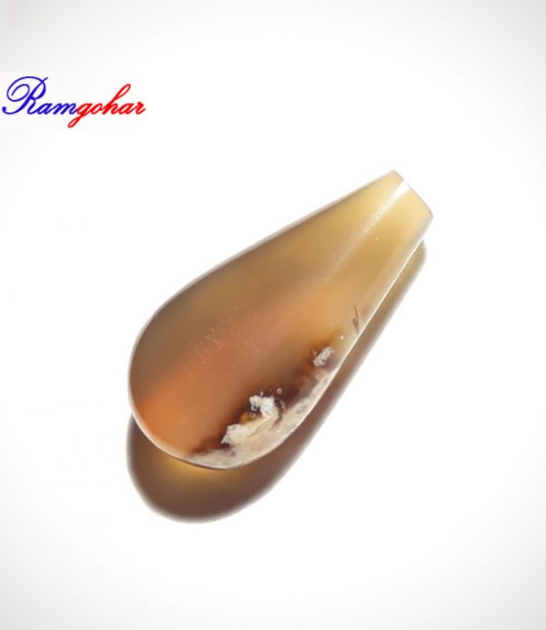 عقیق عسلی طرح‌دار 306